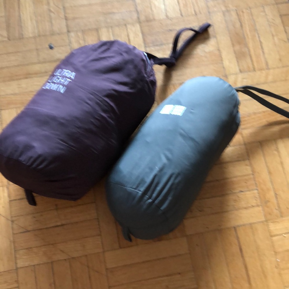 2 Uniqlo down jackets